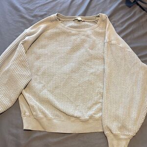 Farmer’s Market Waffle Long Sleeve Top